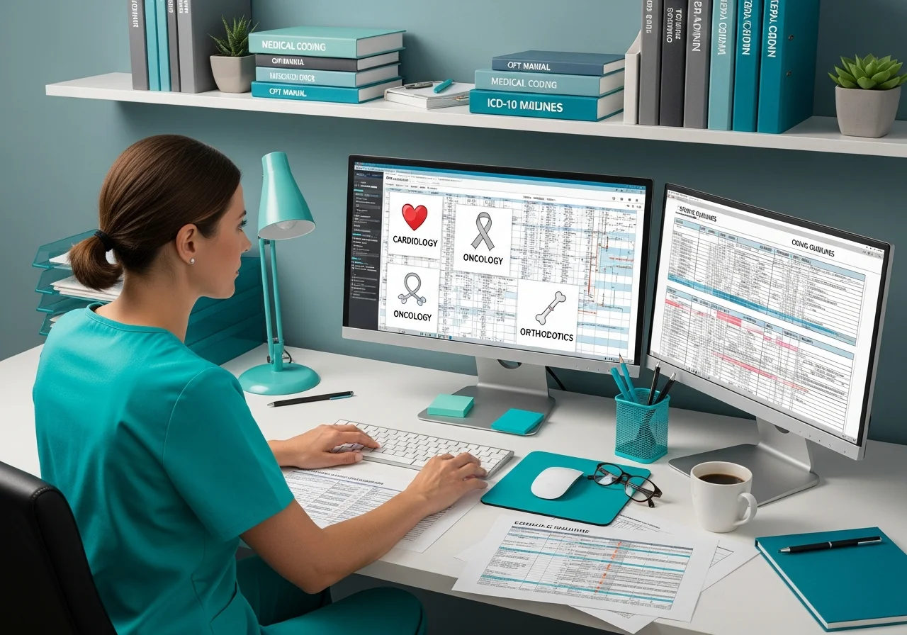 Medical billing and coding — Coding Specializations